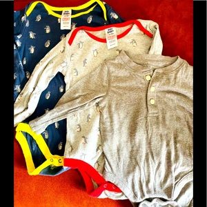 Baby Boden 12-18 MOS Long Sleeve Onsie Lot
